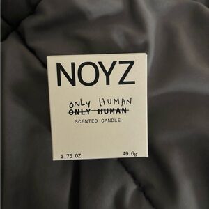 NIB noyz only human scented candle !